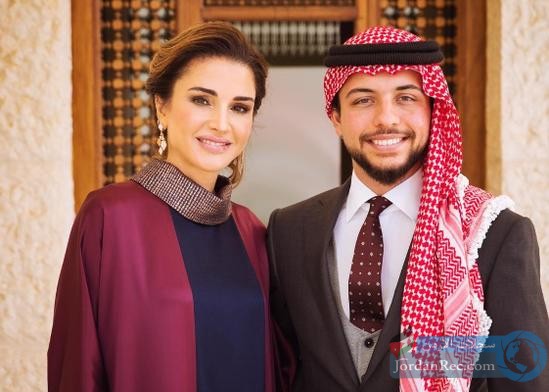 ولي العهد يحتفل بميلاد والدته الملكة رانيا العبدالله الـ50