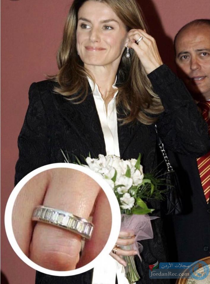 خاتم ملكة إسبانيا ليتيزيا أورتيز