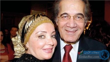 وداع الفنانة شهيرة لزوجها النجم المصري محمود ياسين
